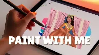 Speed painting a Bridgestone inspired queen | digital speed paint 