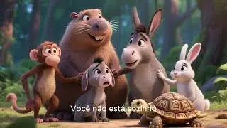 A Capivarinha e o Burrinho Perdido &mdash; Uma Linda Li&ccedil;&atilde;o de Amor e Coopera&ccedil;&atilde;o