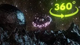 360 Video Space Sci-fi VR 4K 3D #360 #4K