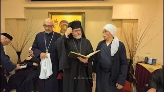 سيادة المطران متى يستقبل الكتب المقدسة من كنيسة بانياس