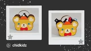 Kawaii Beauty Bear Multipurpose Bag Cardboard [ 3 Minute Craft ]