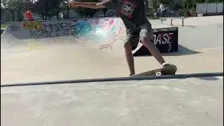 Street skater tries to skate vert, remembers why he chose street in the first place.
