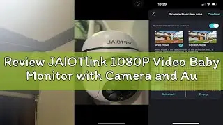 Review JAIOTlink 1080P Video Baby Monitor with Camera and Audio, Indoor Camera for Home Security wit