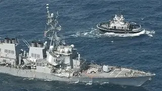 Amerikanisches Kriegsschiff kollidiert vor Japan mit Handelsschiff