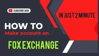 How to create account on fox exchange | Fox exchange #foxexchange #createaccountonfoxexchange