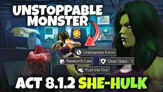 Act 8.1.2 Boss She-Hulk solo (Unstoppable Nightmare) | MCOC