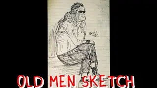 How to draw old men #sketch #drawing step by step with @Queenofart01