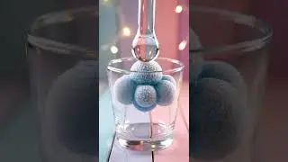 AI ASMR ☁️ Pressing a Cloud with Glass Pestle | Oddly Satisfying #ASMR #AI #Satisfying