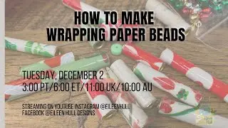 How to Make  Wrapping Paper Beads
