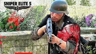 Sniper and I killed each other simultaneously!! | Sniper Elite 5 - PS5 (4K UHD 60fps)