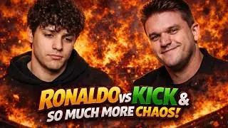 RONALDO VS KICK & SO MUCH MORE CHAOS! #stableronaldo #ronaldo #fazeclan  #viewbot