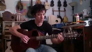 Dubova Guitar #23.  Red Spruce + Curly Maple/Walnut