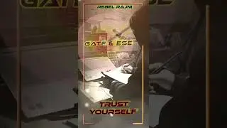 GATE AND ESE MOTIVATION✍🔥 FOR ASPIRANT 👨&zwj;💻📚अंत मे जीत उसकी होती है जो अपने ऊपर पर विश्वास करता है👌✍