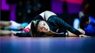 zahra G&uuml;neş gym zahra G&uuml;neş interview zahra G&uuml;neş monster block zahra gunej volleyball &lrm;@ManojDey&nbsp; 