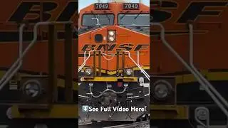 BNSF DPU on a Mega Stack Train!
