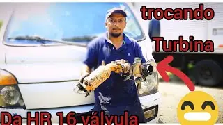 trocando a turbina da HR 16 válvula