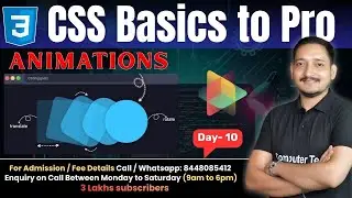#10 CSS Animation Property Explained | 10 Examples for Beginners | Computer Tech Academy