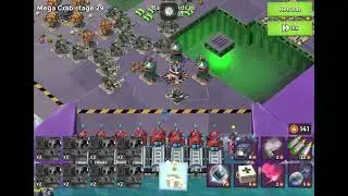 Boom Beach - Mega Crab - Attack 803 (Clear=Free Attack) (Proto Crab=Proto Bunker&rsquo;s Troops) (Reverse)