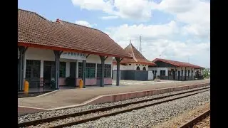 Suasana Stasiun Prupuk Tegal
