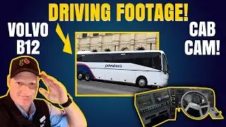 【Volvo B12 Coach】Charter Tour Dunedin to Oamaru, NZ  Cab Cam! Driving Footage!