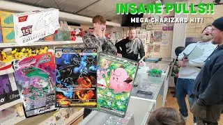 Mega Charizard SAR pulled!! + Huge pick ups and hits (POKEMON CARD SHOP)