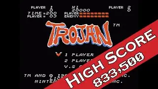 Trojan NES High Score World Record 833,550