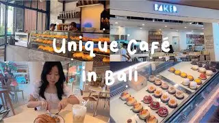 VLOG #31 🌺Unique Cafe in Bali : 7AM Bakers, Tamora Gallery, BAKED, Sushi Hana & 2D Cafe🥐