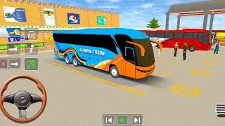 New Bus Simulator Offloading Game | Bus Simulator Game Mountain Road | Bus Game #games