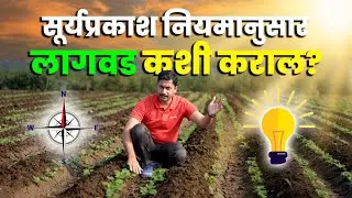 sari वरंब्यात लागवडीची दिशा कशी निवडावी । lagwad kashi karavi ।#agrostar #farmingtips #agriculture