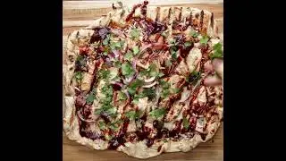 Grilled BBQ Chicken Pizza #Shorts