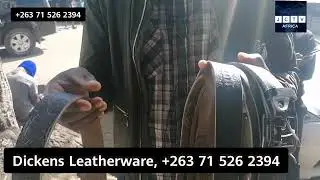 AMAZING! Zimbabwean working on  selling leather belts as second income