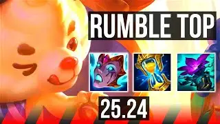 RUMBLE vs NASUS (TOP) | NA Grandmaster | 25.24