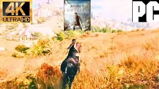 Kassandra Rides Into the Unknown &ndash; A Peaceful Discovery | AC Odyssey [4K] 52 Secs