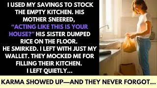 They Laughed When I Filled Their Empty Kitchen—Now They Regret Ever Mocking Me