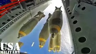 B-52爆撃機のピンポイント爆弾投下