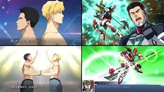 SRW DD: Bravern All Attacks (Isami x Smith SSR)[スパロボDD ブレイバーン全武装 勇気爆発バーンブレイバーン 勇戦ベストフレンド イサミ スミス]