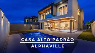 CASA ALTO PADR&Atilde;O COM 4 SU&Iacute;TES &Agrave; VENDA EM CONDOM&Iacute;NIO FECHADO- ALPHAVILLE - SJCAMPOS-SP