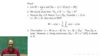 Maximum principle of harmonic function