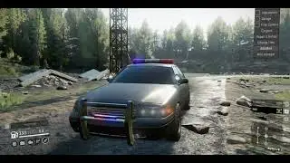 SnowRunner mod test Brick Cop Car