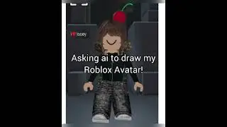 Using AI to make my avatar?!😱 #roblox #art #drawing #oc #ocart #shorts #dandysworldoc #dandysworld
