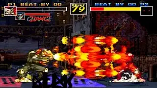 [TAS] Gozu/Mezu VS Jyazu (Kizuna Encounter: Super Tag Battle)