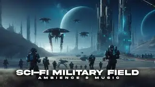 Sci-Fi Military Field Ambience & Music | Sleep, Study, Meditation