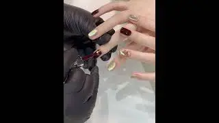 Aqua Blush Cat eye 💧   Nước trong nhẹ nh&agrave;ng   冰透水感腮红 #nail #nailVN #美甲 9d5e