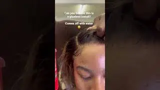 Glueless Wig Install! #fyp #gluelesswig #frontalinstall #hair #ebin