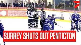 Surrey Eagles Are One Win Away From The Fred Page Cup Vs Penticton Vees | BCHL Playoff Highlights