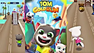 Talking Tom Gold Run Speed Racer #3 - Android Live Gameplay
