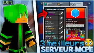 TOP MEILLEURS SERVEURS sur MINECRAFT BEDROCK FR 2022 !