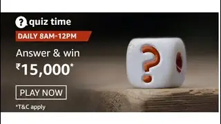 Amazon Daily Quiz Answer Today | Chance To Win 15 K Amazon Pay Balance | 8 Jan 2020