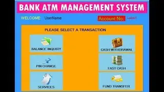 Banking ATM Management System Project in VB.NET Part 1