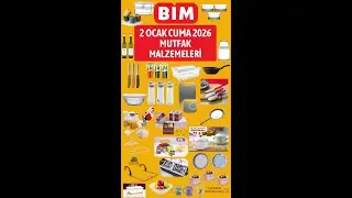 BİM 2 OCAK CUMA 2026 AKTÜEL ÜRÜNLER KATALOĞU | DİKEY VİDEO | BU HAFTA BİM #BİM #aktüel
